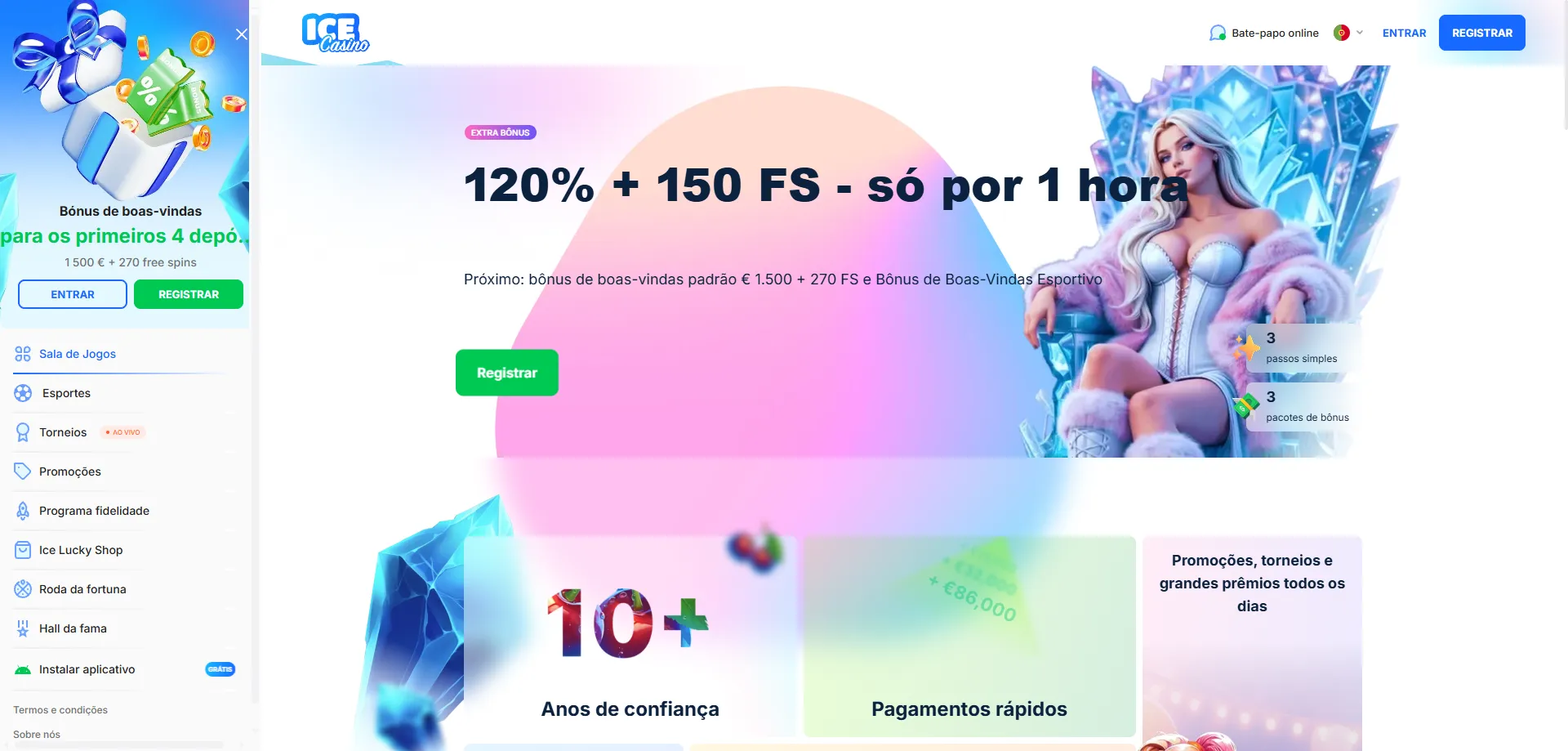 Ice Casino avaliação completa 2026 — plataforma confiável e segura